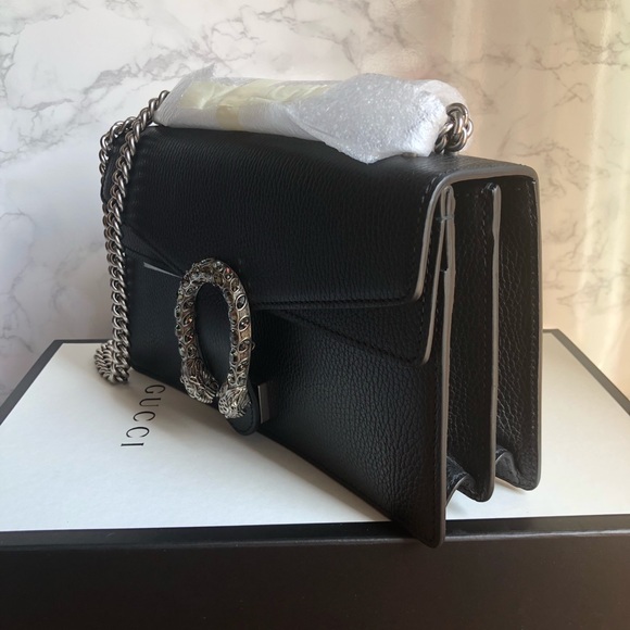 Gucci Dionysus Small in Black leather - Picture 7 of 8